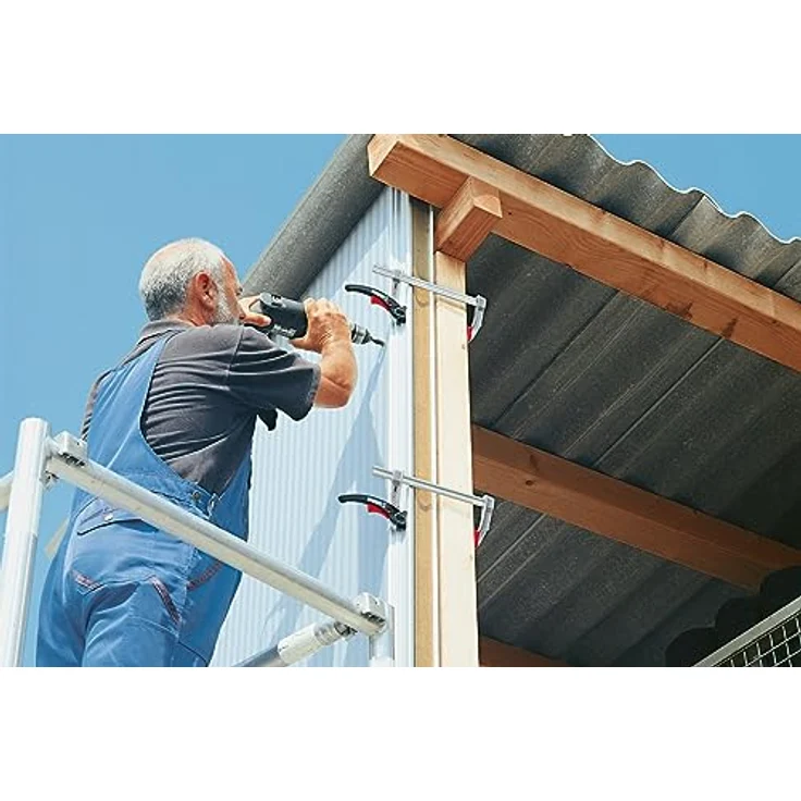 Bessey KLI25 Zwinge KliKlamp Spann-W.250mm Ausladung 80mm Magnesiumbügel – Bild 6