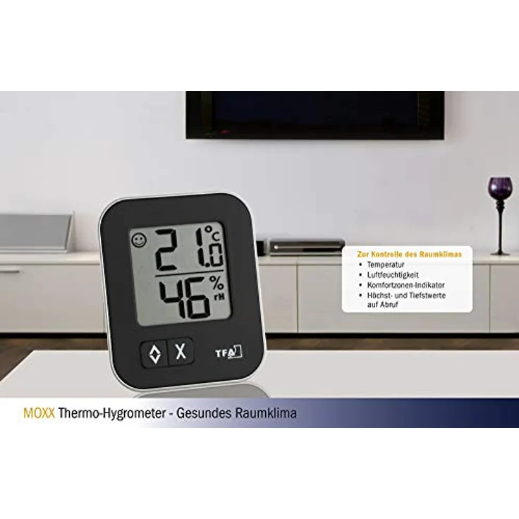 TFA Dostmann 30.5026.01 Luftfeuchtemessgerät (Hygrometer) 20% rF 99% rF – Bild 3