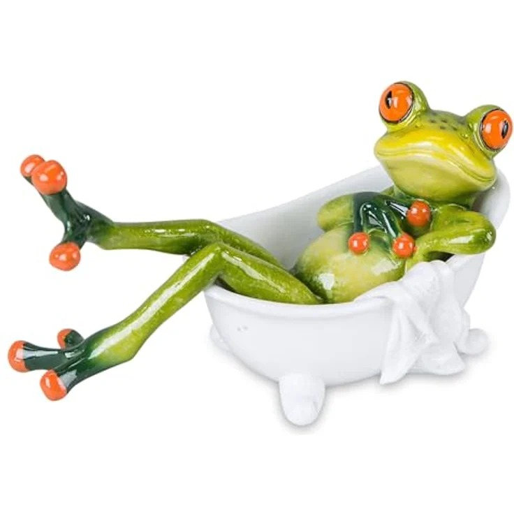 formano Deko Figur Frosch in Badewanne – Bild 2