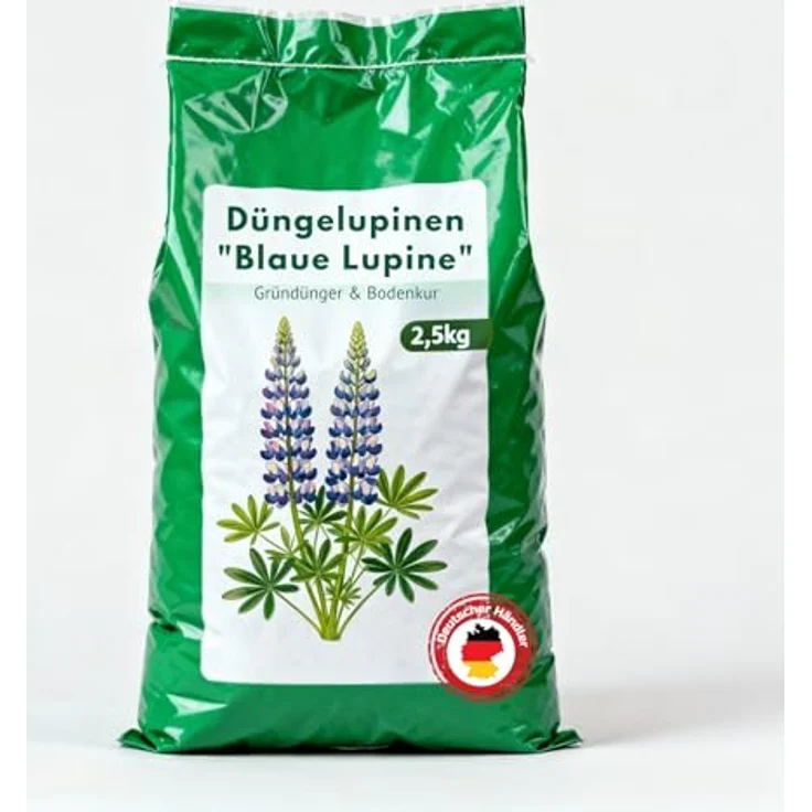 Samenshop24 Düngelupinen Blaue Süßlupinen Gründünger & Bodenkur 2,5kg – Bild 2