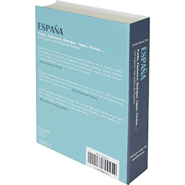 HMF 80945 Buchtresor, getarnte Geldkassette, echte Papierseiten, Spanien, 23 x 15 x 4 cm, Beschriftung in Spanisch – Bild 5