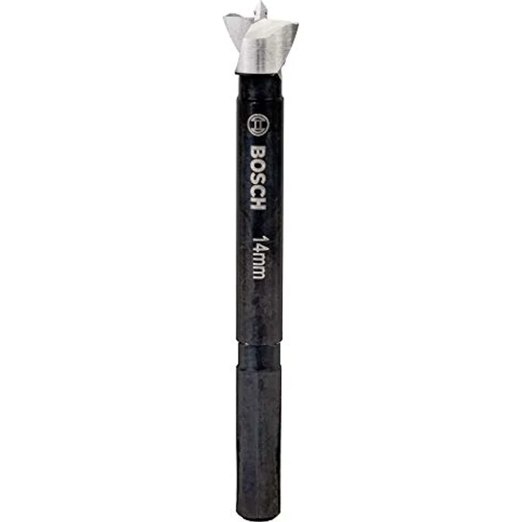 Bosch Forstnerbohrer 14 mm, Zylinderschaft abgesetzt, Gesamtlänge 90 mm, mit Zentrierspitze – Bild 1