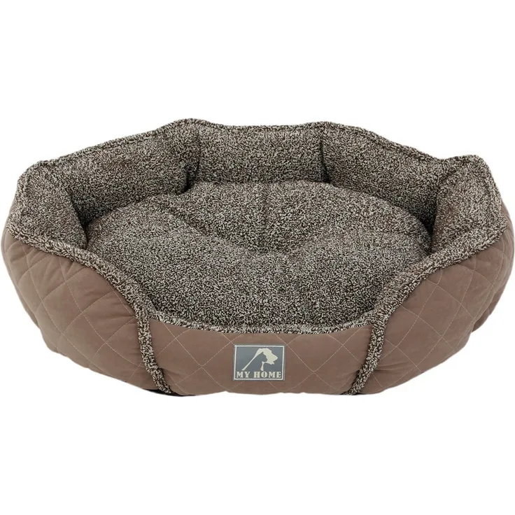 HEIM Tierbett "Slurry" - Robuster Stoff, kuschelweiches Fellimitat, rutschfeste Unterseite, waschbar bei 30 Grad