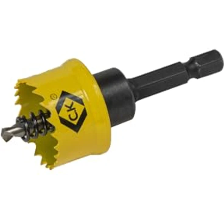 C.K Vorteck Pro Kobalt Lochsäge für Stahlblech, 32 mm Durchmesser, Slimline-Design mit variierender Zahnung für reduzierte Vibration – Bild 3