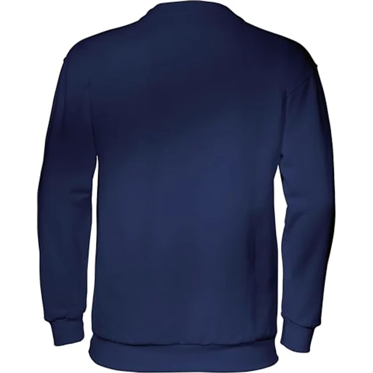 Uvex Safety, Arbeitsjacke Sweatshirt 88159, marineblau, 70% Baumwolle, 30% Polyester, 5XL, formstabil und pflegeleicht – Bild 2