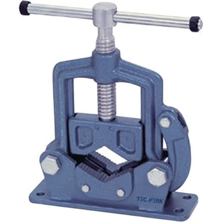 TECWERK Rohrschraubstock 2000830706, Spannweite 90 mm, Rohrdurchmesser 3 Zoll, hohe Qualität – Bild 1