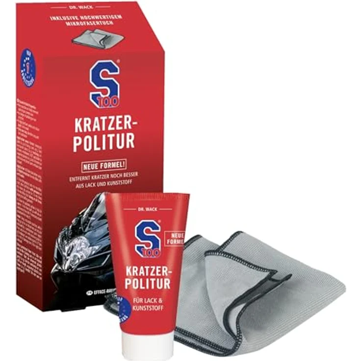 DR WACK Dr. Wack S100 Kratzer-Politur 50 ml Auto-Reinigungsmittel - NEUE FORMEL für noch bessere Kratzerentfernung in nur 1 Arbeitsgang – Bild 2