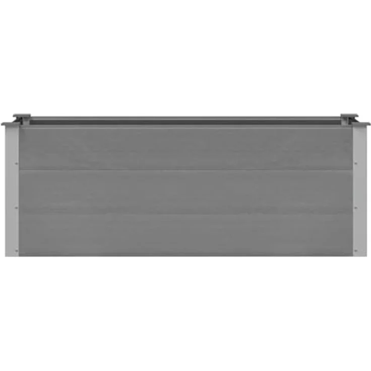 vidaXL Garten-Hochbeet WPC 150 x 50 x 54 cm Grau – Bild 8