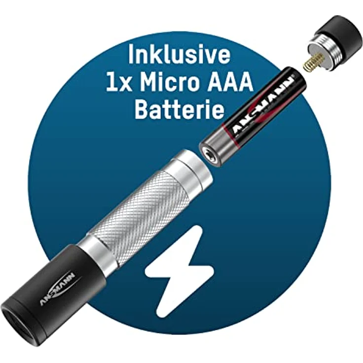 ANSMANN DAILY USE LED Taschenlampe 50B inkl. AAA Batterie – LED Taschenlampe – Bild 6