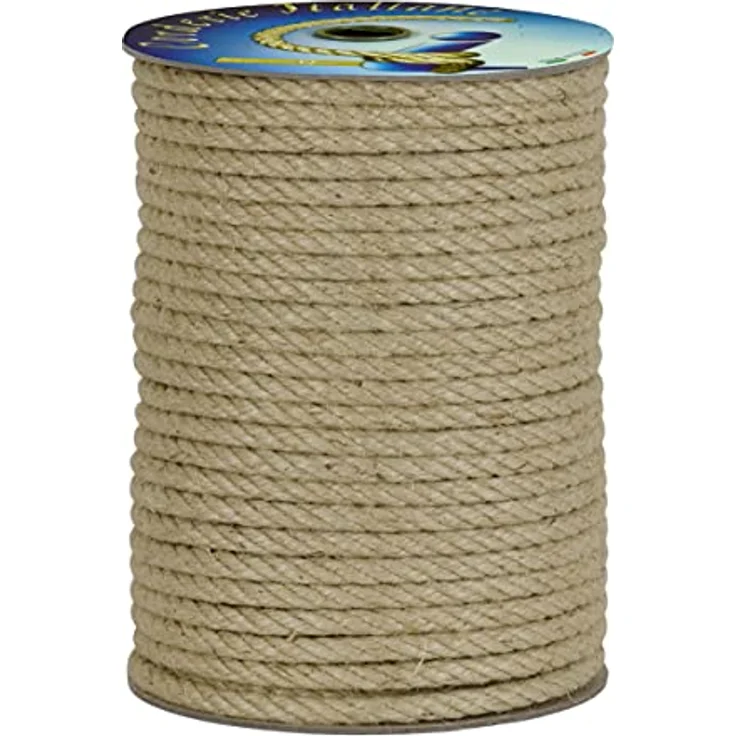 corderie Italiane 006044079 Juteseil, 8 mm, 50 m – Bild 1