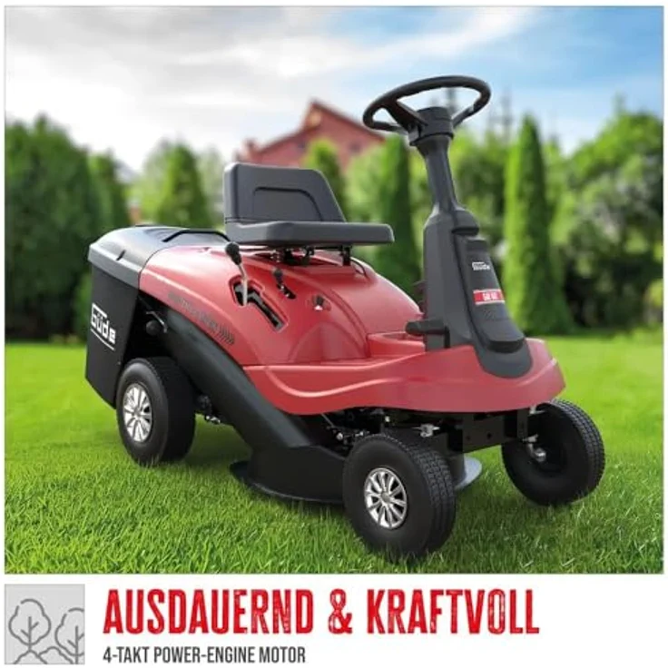 Güde Rasentraktor GAR 602, Aufsitzrasenmäher mit 61 cm Schnittbreite, für Rasenflächen bis 3000 m² – Bild 5