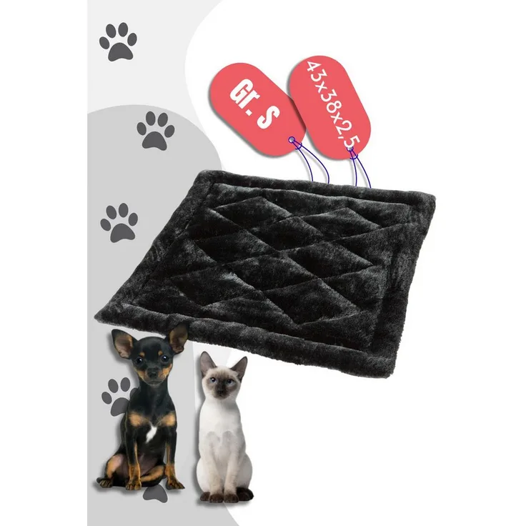 MAELSON Tierbett Soft Bed Deluxe Matte / Einlegematte für Soft Bed - Farbe: Anthrazit, speziell für optimalen Komfort und Stabilität, maschinenwaschbar bei 30 Grad