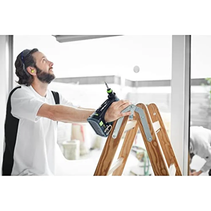 Festool Akku-Bohrschrauber CXS 18-Basic- 3,0, Kompakt und kraftvoll, inkl. 3,0 Ah Akkupack, Systainer und Schnellspannbohrfutter, 578063 – Bild 5