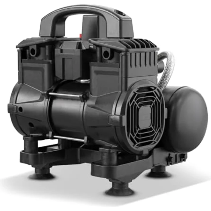 STAHLWERK Kompressor ST-38 Pro, ölfreier Druckluftkompressor mit 1,60 PS, 8 bar und 190 l/min, leise 67 dB – Bild 9