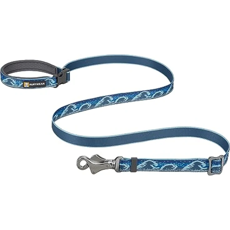 RUFFWEAR Crag EX Dog Lead, Extendable Premium Dog Leash, Comfortable Hand Held or Waist Worn Options, Lightweight & Portable with Integrated Reflectivity, Pet Accessories for Dog Walks, Midnight Wave – Bild 1