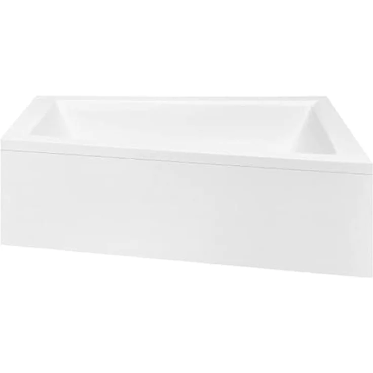 KOLMAN Badewanne INTIMA Eckbadewanne 170x125 Rechts mit AcrylSchürze, Ablaufgarnitur und Füßen Komplettset 4in1 Premium Original Acryl Wanne Siphon in Reinweiß – Bild 3