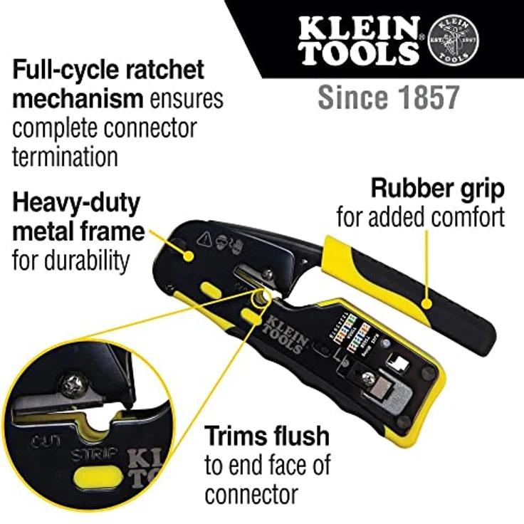 KLEIN TOOLS VDV226-110, gelb-schwarz, Pack of 1 – Bild 3