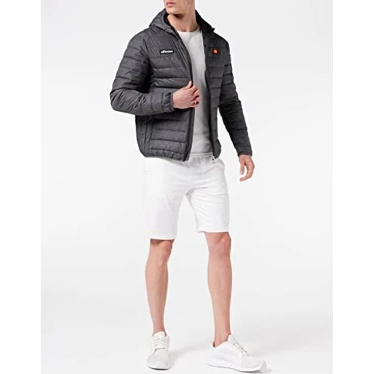 Ellesse Lombardy, Herren Winterjacke mit Kunstfaser-Wattierung und elastischen Einfassungen, grau, M – Bild 2