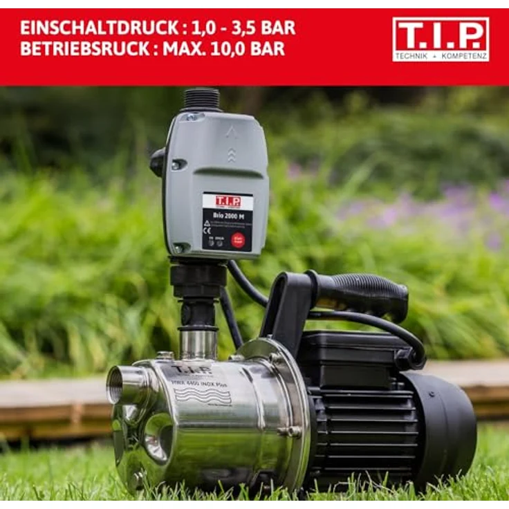 T.I.P. 30241 Elektronische Pumpensteuerung BRIO 2000 M, für alle Tauchdruck-, Tiefbrunnen-, Zisternen- und Gartenpumpen ab 1,5 bar – Bild 5