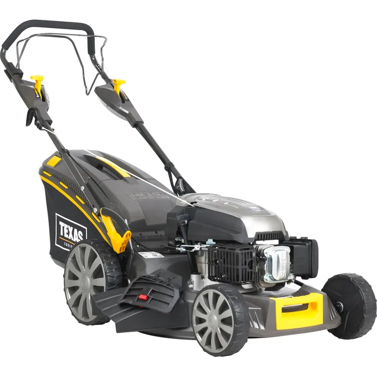 Texas Rasenmäher Premium 5320 TR/W Benzin-Rasenmäher, 53 cm Schnittbreite, 3600 Watt Leistung, Hinterradantrieb, Seitenauswurf