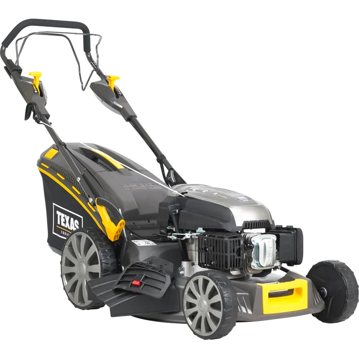 Texas Rasenmäher Premium 5320 TR/W Benzin-Rasenmäher, 53 cm Schnittbreite, 3600 Watt Leistung, Hinterradantrieb, Seitenauswurf
