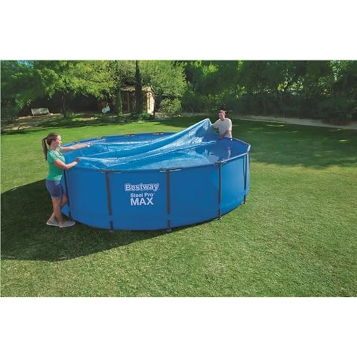Bestway SolarAbdeckplane, für Fast Set und Frame Pools Ø462 cm – Bild 5
