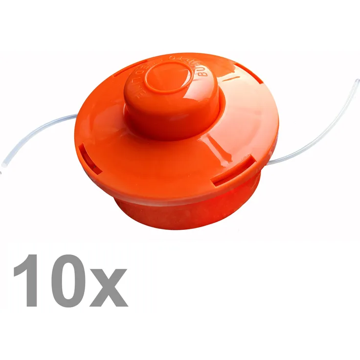 NEMAXX Fadenspule mit Doppel-Nylonschnur, Tippautomatik, orange