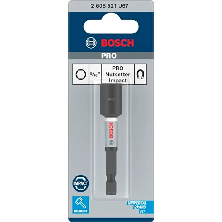 Bosch 1x PRO Nutsetter Impact (144 x 66 mm, Professional Zubehör Schraubendreher, schlagfest) – Bild 2