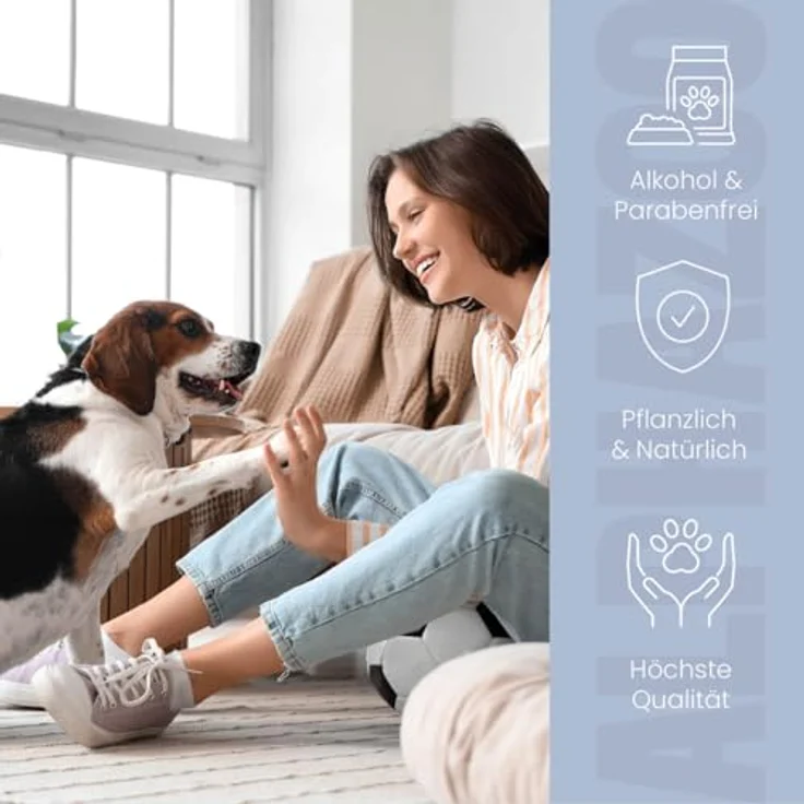 ALPHAZOO Seelenruhe Körbchenspray für Hunde, 250 ml, Natürliches Anti-Stress Beruhigungsmittel mit Baldrian – Bild 5