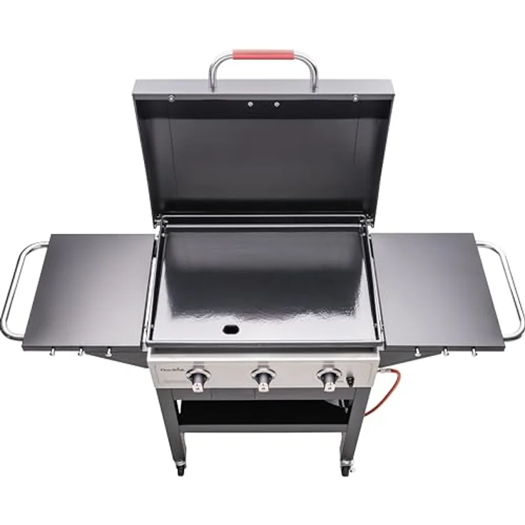 Char-Broil Gasgrill Griddle 3400 mit 48 x 68 cm Gusseisen-Grillplatte, vielseitiger Gasgrill für maximale Grillvielfalt – Bild 2