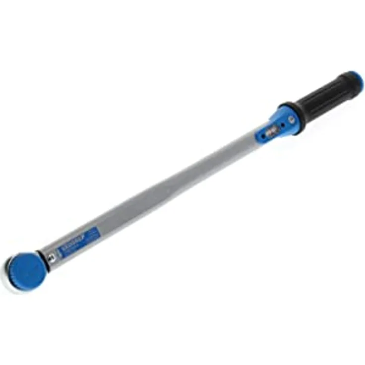 GEDORE 4550-30 Torcofix Drehmomentschlüssel, 60-300 Nm, Pilzkopf-Umsteckvierkant, Kugelsicherung, Stahlrohr, Schwarz/Blau