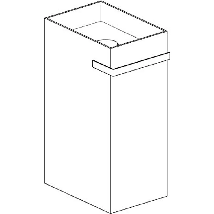 Bernstein Standwaschbecken TWZ312 aus Mineralguss - Freistehend mit integriertem Handtuchhalter - 50 x 35 x 85 cm - Farbe wählbar - Preisvergleich – Bild 7