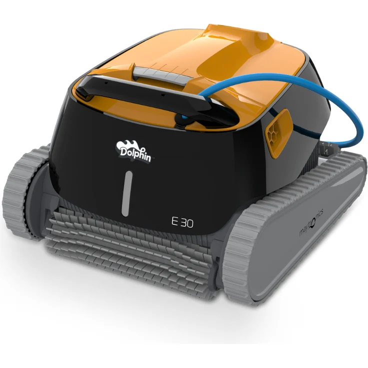 Dolphin E30 Poolroboter mit PVC Bürste, effiziente Reinigung von Boden, Wand- und Wasserlinien