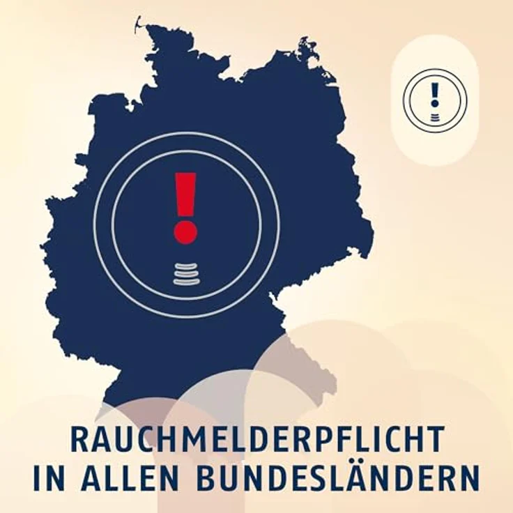 ABUS Funk-Rauchmelder Smartvest Pro, DIN EN 14604 geprüft, für Kinderzimmer und Küche, weiß, Schraub- oder Klebemontage – Bild 4