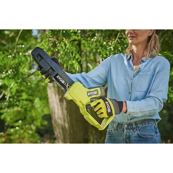 Ryobi RY18PS15A-0, Elektrische Astsäge mit 15 cm Stange, 18-V-Motor und werkzeugloser Kettenspannung – Bild 5