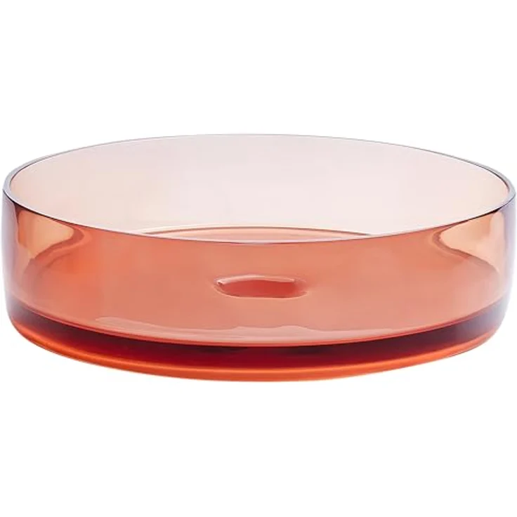 Beliani Tolosa, elegantes Aufsatzwaschbecken aus hochwertigem Mineralwerkstoff, 360 mm, mit Klick-Klack-Stöpsel – Bild 4