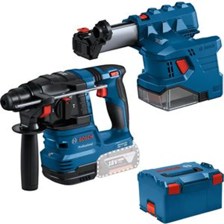 Bosch Bohrhammer GBH 18V-22 Professional, SDS+, 18V, mit Staubabsaugung, Schlagkraft 1,9 Joule – Bild 1