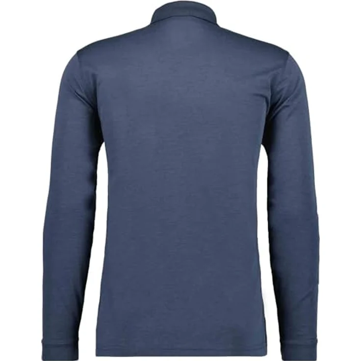 RAGMAN Langarm-Poloshirt, Pima-Baumwolle, Polyester, Logo-Stickerei - Farbe: verschiedene – Bild 4