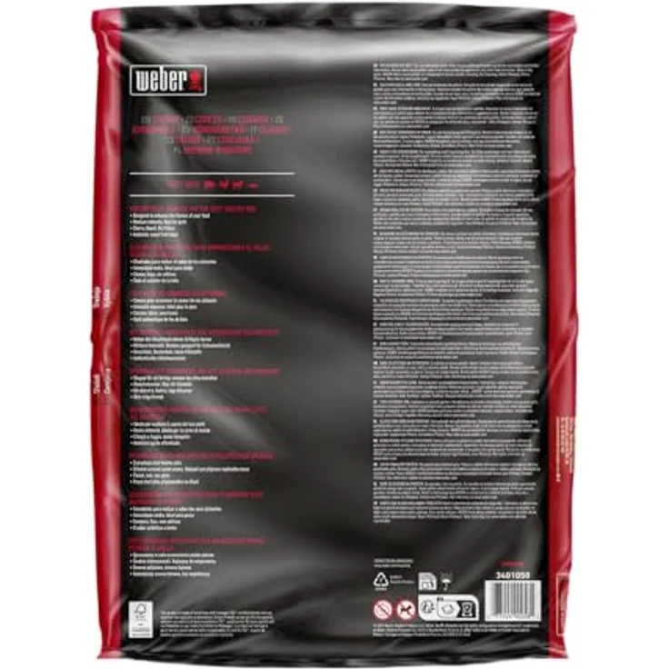 Weber Holzpellets - Kirschholz (8kg), natürliche Pellets für fruchtiges Räucheraroma, perfekt für Schwein und Geflügel, passend für alle Pellet Grills – Bild 2