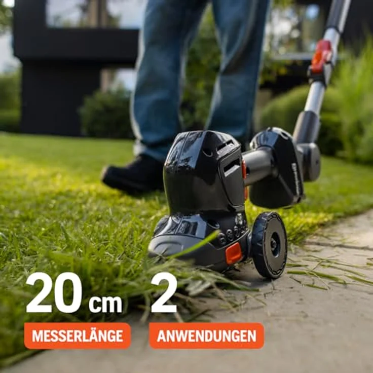 Husqvarna Aspire Akku Gras- und Strauchschere S20-P4A mit Verlängerung, 18V (inkl. Verlängerung - ohne Akku & Ladegerät) - Gartenschere mit Teleskopschaft und multifunktionaler Präzision – Bild 2