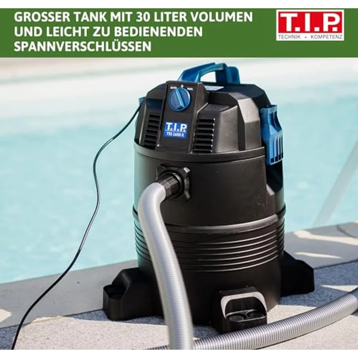 T.I.P. TSS 1600 K Teichschlammsauger-Poolsauger, schwarz – Bild 6