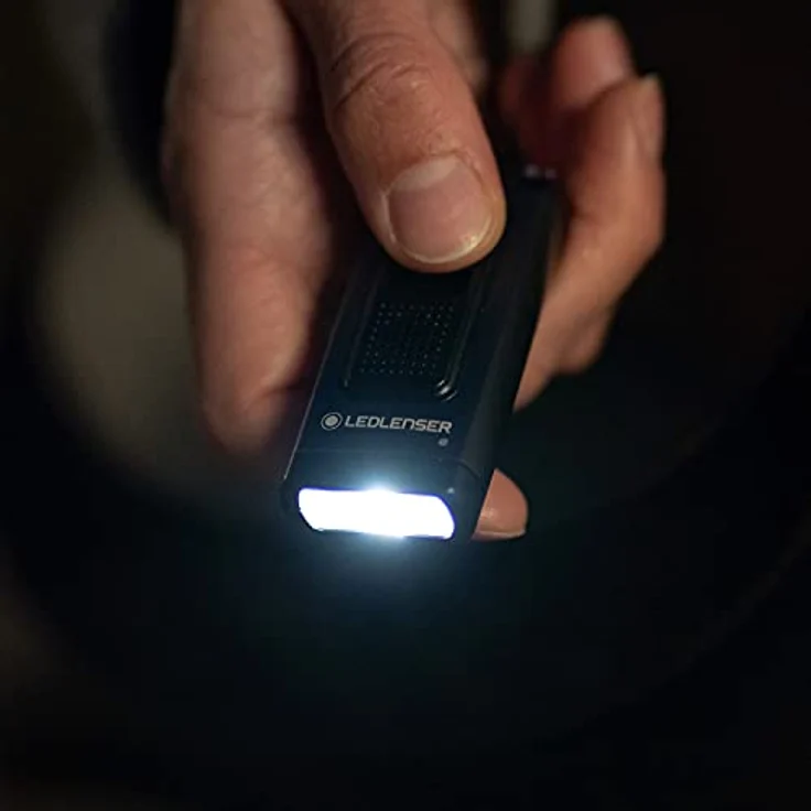 Ledlenser K6R Safety wiederaufladbare Mini Taschenlampe grau-schwarz Die kompakt – Bild 7