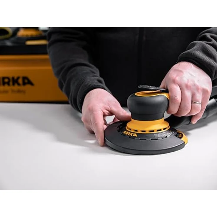 Mirka Exzenterschleifer Kantenschutz Teller-Protector, Schutz für Ø150 mm Schleifteller und Oberflächen, einfache Anbringung, robuste Konstruktion – Bild 5