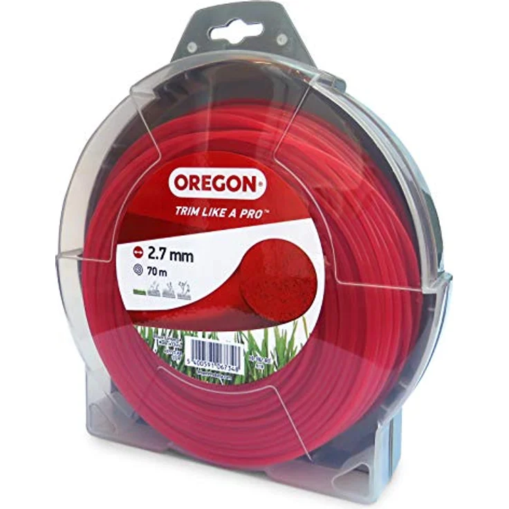Oregon 69-350-Y Rasentrimmerfaden Draht für Rasentrimmer und Freischneider, Gelb, 69-382-RD – Bild 5