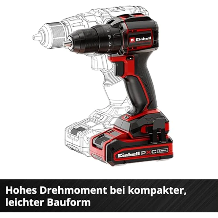 Einhell Professional TP-CD 18/70-C Li BL, Akku-Bohrschrauber mit 70 Nm Drehmoment und bürstenlosem Motor, Solo-Modell – Bild 7