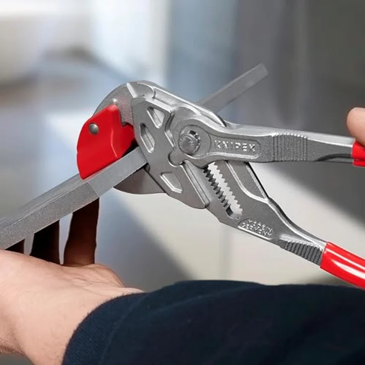 KNIPEX 91 13 250 Fliesenbrechzange mit Kunststoff überzogen verchromt 250 mm – Bild 3