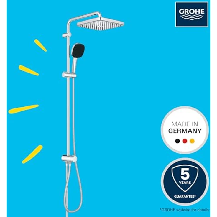 Grohe Vitalio Comfort 250 Flex Duschsystem, wassersparend mit SmartSwitch Strahlumstellung, Reno-Set, 920mm, chrom – Bild 3