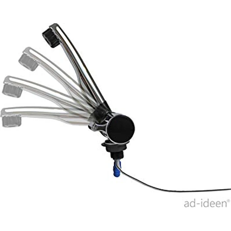 ad-ideen Camping Waschbecken Technikset, Kabelloses Miniküche Bausatz mit 12V Tauchpumpe und Edelstahl-Spüle 325 x 265 x 150 mm – Bild 6