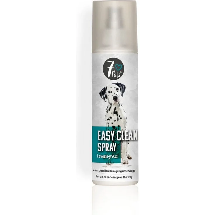 7Pets Easy Clean Spray, Fellpflege zur Hunde-Reinigung unterwegs, 200 ml, entfernt Verunreinigungen und Gerüche – Bild 1