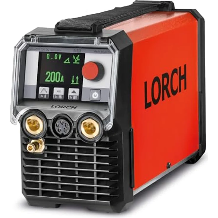 Lorch MicorTIG 200 DC ControlPro, Tragbares WIG-Schweißgerät mit Pulsfunktion, 5-200A, robust und sturzsicher bis 80 cm – Bild 1